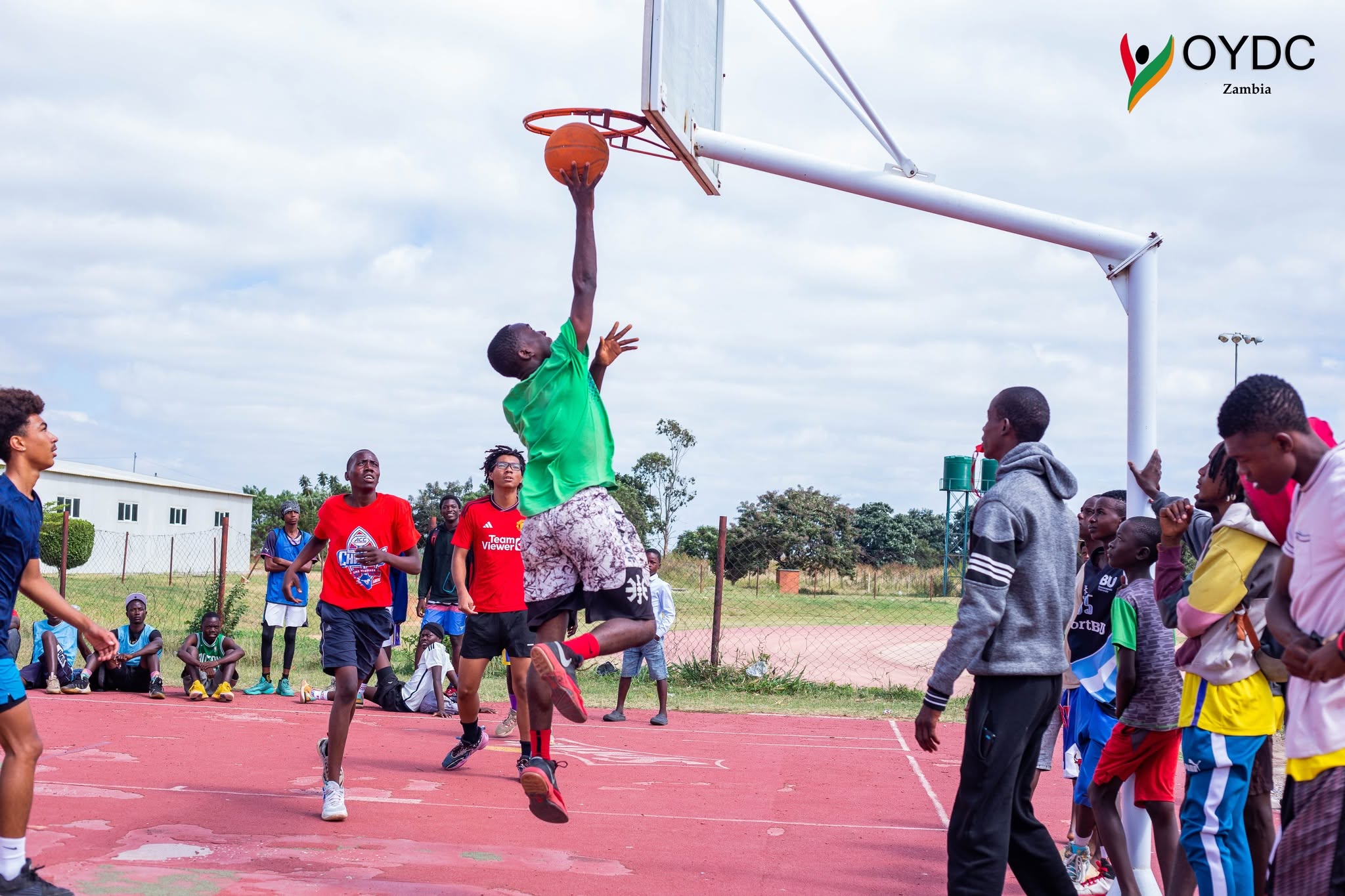 Basketball court at OYDC Zambia