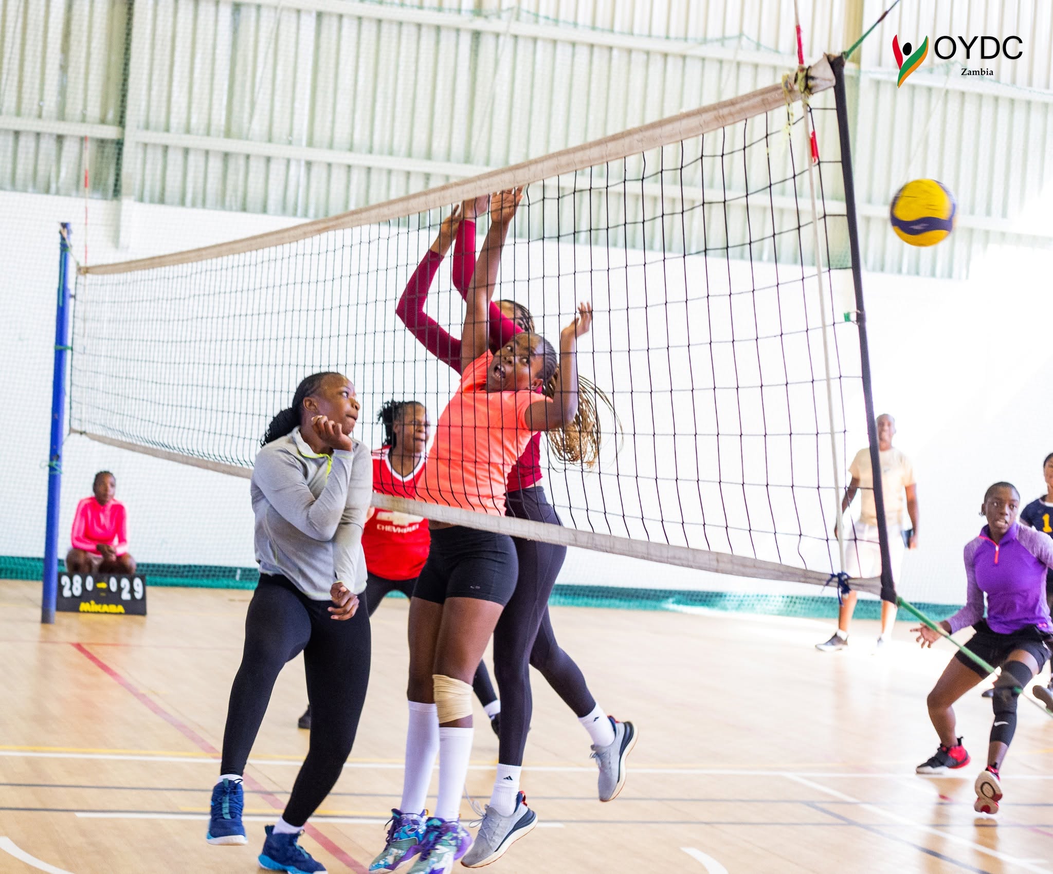 Volleyball court at OYDC Zambia